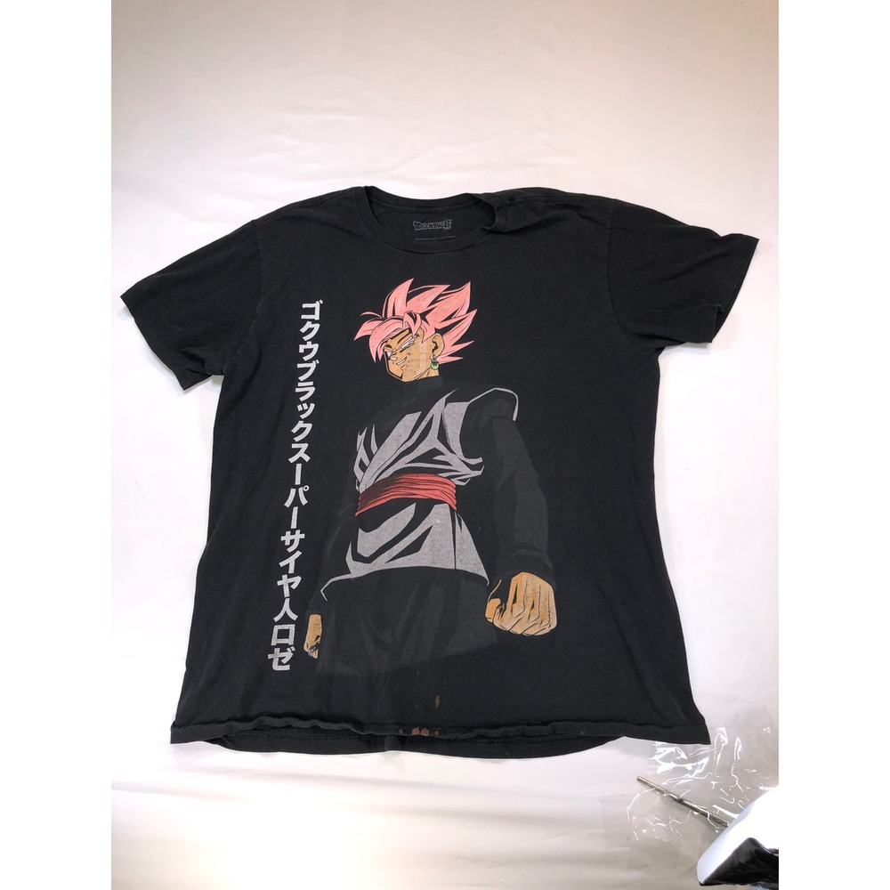Dragon Ball Super Goku Black Rose Graphic T-Shirt Black XL Funimation Anime